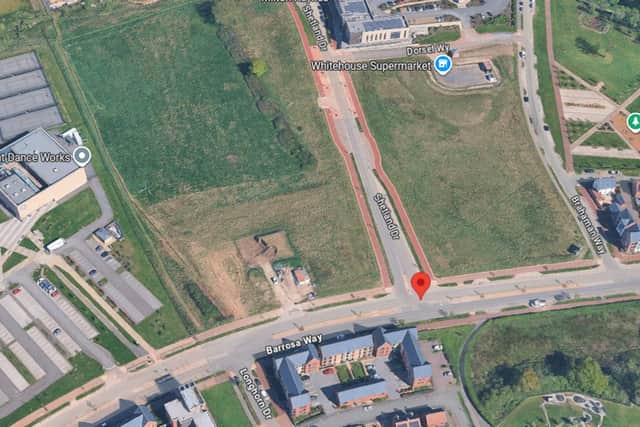 Barossa Way and west of Shetland Drive in MK.Photo Google Maps