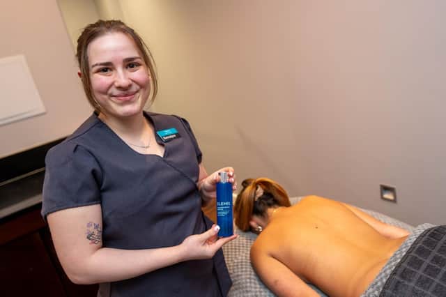 Spa therapist Sabrina