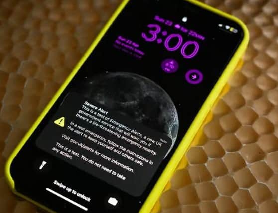 A national Emergency Alert test is set for this Sunday. Photo: Getty Images