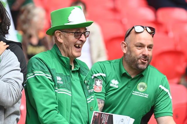 Newport Pagnell Town supporters at Wembley