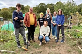 Young people have grown fruit and vegetables and built bird feeders and baths at an allotment in New Bradwell, which is managed by Milton Keynes City Council