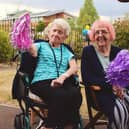 Members of Lakeview Lodge Care Home acted as ports day cheerleaders
