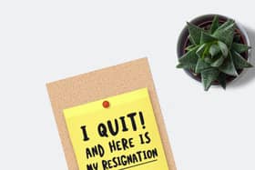 Funky Pigeon has brought out a a range of resignation cards