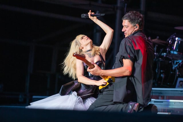 Paloma Faith performing at Campbell Park in Milton Keynes on July 17, 2022. Photo by David Jackson.