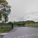 A view of the entrance to the gas depot on Bletchley Road, the subject of a controversial planning application set to be discussed at a public meeting next week