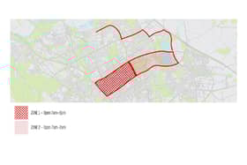 Leaked map shows the designated smoking area under new plans