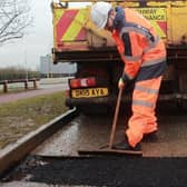 One pothole is filled - but there's thousands more to go in MK