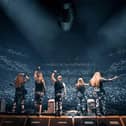 Sabaton pictured live at The Tour To End All Tours