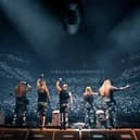 Sabaton pictured live at The Tour To End All Tours