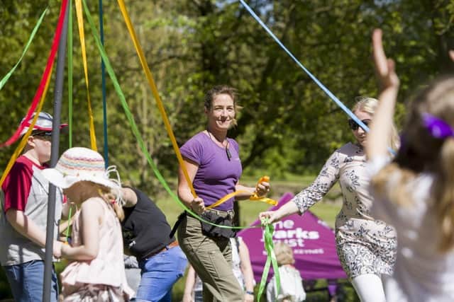 Join Park Trust's mini May Day celebration and learn Maypole dancing