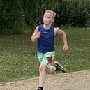 Billy is super fit at the age of six and has just completed his first triathlon