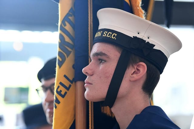 Whaddon Sea Cadets were one of the organisations represented at the service