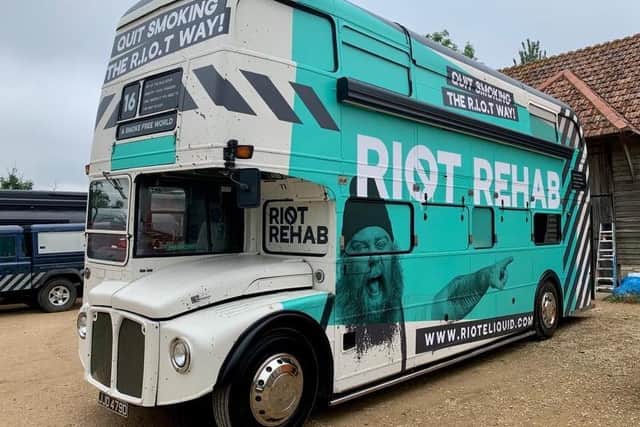 Rochelle has joined the Riot Rehab Bus team which is offering free haircuts to help people quit smoking