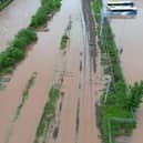 Rail passengers have been advised to check journeys ahead of predicted storms this weekend