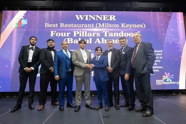 A Milton Keynes restaurant was named best in the region at the British Bangladeshi Business Awards, and praised for its community work.