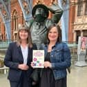 Julia Kedwards (NPAT CEO) and Anna Carter (Trust Lead for Curriculum and Professional Learning) at the national launch of the book in London on 31st March.