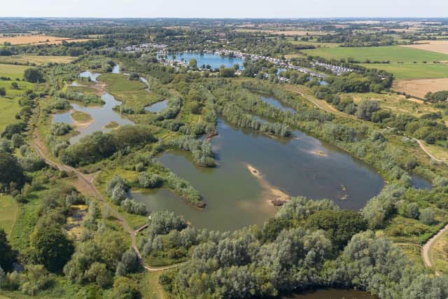 The River Great Ouse Valley Wetland Arc is in the north of Milton Keynes
