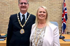Mayor of Milton Keynes, Mick Legg and Mayoress Mandy
