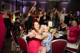 Finalists celebrating at the SME MK and Buckinghamshire Business Awards 2024