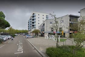 The incident happened opposite 12th Street Burgers and Popworld on Lower Twelfth Street. Photo: Google Maps Street View