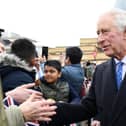 King Charles during his visit to MK earlier this year