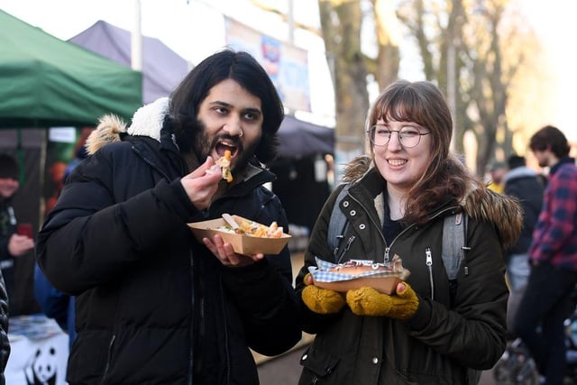 Visitors were able to get a flavour of vegan delicacies on offer