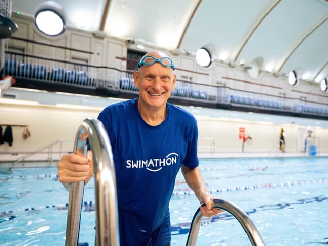 ‘Swimathon President Duncan Goodhew MBE’–  Making a splash: Swimming legend, Duncan Goodhew MBE, is urging people across Buckinghamshire to sign up for Swimathon 2025 to raise vital funds for Cancer Research UK, the end of life charity Marie Curie and Swimathon Foundation
