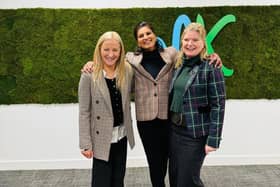 Conservative Group Leader for Milton Keynes City Council Shazna Muzammil, centre, has called for more women to take on leadership roles in society on the eve of this year's International Women's Day