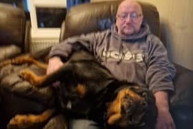 Bob Aldrich was reunited with his beloved dog Storm - at a cost of nearly £200