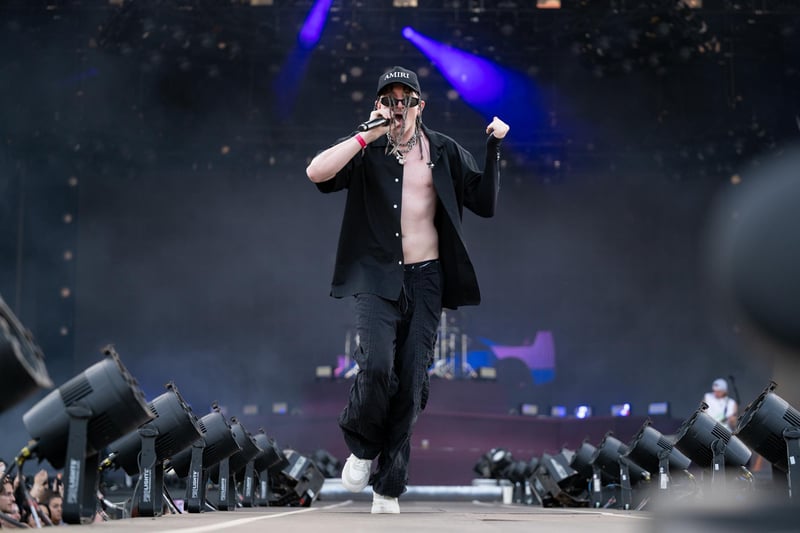 Chase Atlantic on stage at The National Bowl in Milton Keynes on Saturday, June 21, 2025. Photo by David Jackson.