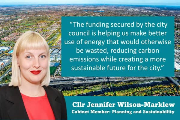 Cllr Jennifer Wilson-Marklew says the scheme will help reduce carbon emmissions