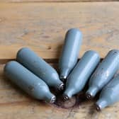 The telltale empty nitrous oxide containers are often seen in Milton Keynes parks and play areas