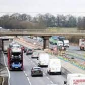 The M1 northbound  is open again