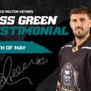 Ross Green Testimonial, Saturday 4th May, Planet Ice MK, 6:30pm.