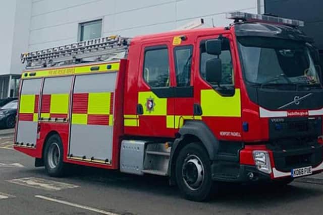 Firefighters were called to an e-scooter on fire in MK