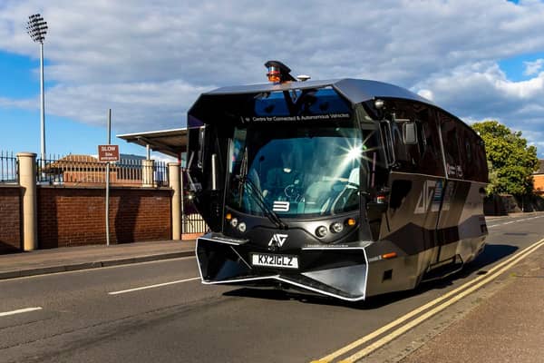 The self-driving shuttle bus is running this month in Central Milton Keynes