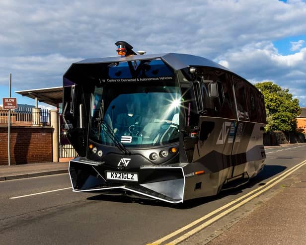 The self-driving shuttle bus is running this month in Central Milton Keynes