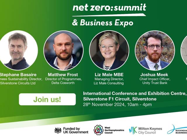 hear from leaders of iconic brands like Silverstone and Delta Cosworth about their approach to tackling net zero alongside forward-thinking local businesses ready to share insights they’ve learned along the way.