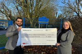 Kamran Shah, Group Business Centre Manager at Steven Eagell Group and Charlotte Cooper, Headteacher at Cassiobury Infant and Nursery School