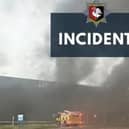A fire at a recycling unit in Newton Leys, Bletchley, continues to cause disruption. Bishop Parker Catholic Nursery and Primary School enforced a temporary closure today for the safety of its children.