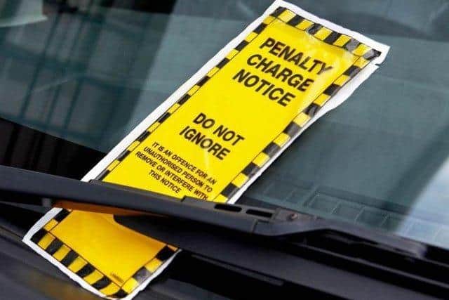 The man was shocked to discovered he had a parking ticket