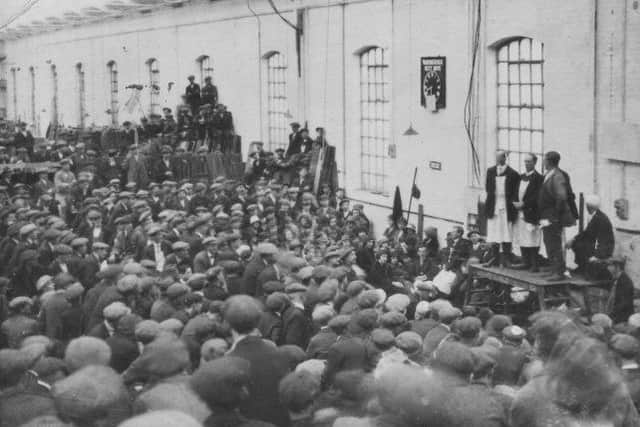 The famous 1925 sit-in at Wolverton railway works