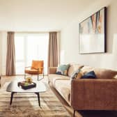 A lovely living room at Park Square MK