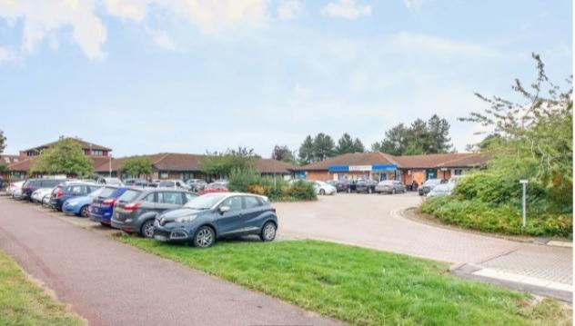 The communal car park also shared with other residents on the estate