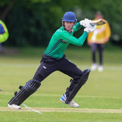 Danny Chapman in the runs for Bucks Men's 1st XI (picture: Andy Bone - Sports Shots)