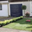 The garden in Milton Keynes following the makeover, which was completed on ITV's This Morning programme