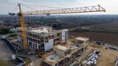 The building of Thames Valley Police's new forensics centre in Bicester has been completed, with a topping out ceremony held to mark the milestone