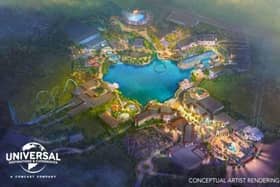 Conceptual Artist Rendering of new Universal Theme park