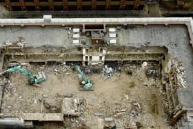 Bank House at Central Milton Keynes is being demolished