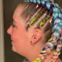 Lyn Owers has dyed her long hair every colour of the rainbow